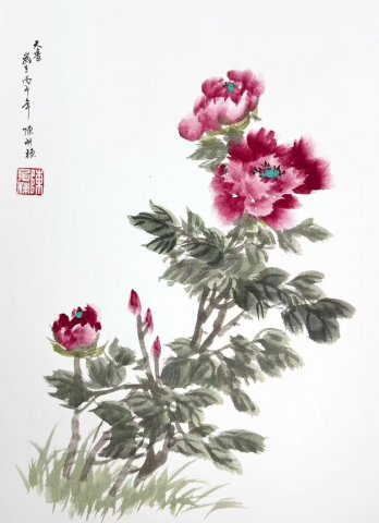 ��Ѱī��ʮ����ĵ�����㣬��ֽ������ɫ