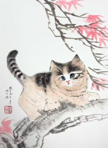 ��Ѱī����ʮ�����������꣬��ֽ�����Ȥè